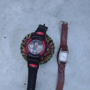 Red and Black Sport Watches